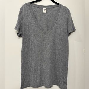 Gray light weight PINK t-shirt